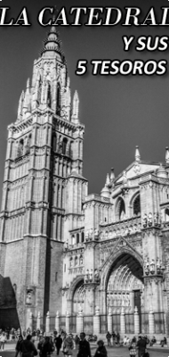 La Catedral de Toledo y sus 5 tesoros. La catedral de Santa María de Toledo, llamada también Catedral Primada de España, sede de la Archidiócesis de Toledo, es un edificio de arquitectura gótica, considerado por algunos como la opera magna del estilo gótico en España.  Conoce con nosotros la 2da. Catedral más grande de España, Un recorrido lleno de historia, arte, detalles y curiosidades.  De la mano de Secretos de Toledo descubrirás la Sala capitular, la Sacristía, El tesoro, El coro y el Altar Mayor.  Déjate llevar por nuestros guías oficiales en un viaje a través del tiempo y sumérgete en la historia de esta maravilla arquitectónica, patrimonio de la humanidad.